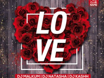 Love Valentine's Day Party Flyer