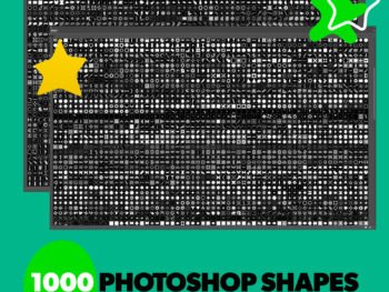 1000 Free Photoshop Shapes